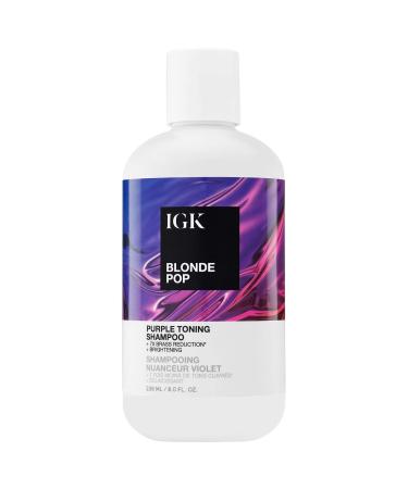 IGK Blonde POP Purple Toning Shampoo - 8 oz / 236 mL