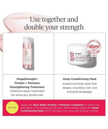 Shop Briogeo Don't Despair Repair Rice Water Protein + Moisture Strengthening Treatment - 5 oz/ 148 mL Online - Best Price & International Shipping - Buy Online on GoSupps.com