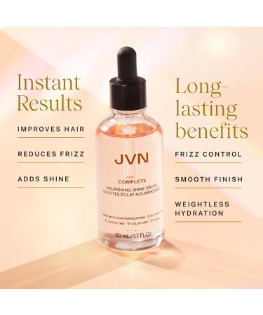 Shop JVN Complete Nourishing Hair Oil Shine Drops - 1.7 oz/ 50 mL Online - Best Price & International Shipping - Buy Online on GoSupps.com