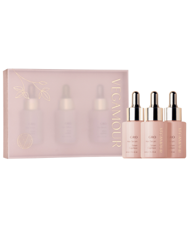 Vegamour GRO Hair Serum Trio Set for Thinning Hair