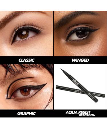 Shop MAKE UP FOR EVER Aqua Resist Graphic Pen 24HR Waterproof Intense Eyeliner - 0.01 oz / 0.52 ml 1 Intense black - black Online - Best Price & International Shipping - Buy Online on GoSupps.com