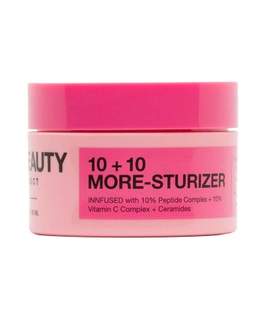iNNBEAUTY PROJECT 10 + 10 Moisturizer with 10% Vitamin C + 10% Peptide Complex + Ceramides - 1.7 oz/ 50 mL