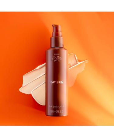 Shop CAY SKIN Isle Glow Body Lotion Sunscreen SPF 45 with Sea Moss and Cocoa Seed Butter - 3.4 oz / 100 mL Online - Best Price & International Shipping - Buy Online on GoSupps.com