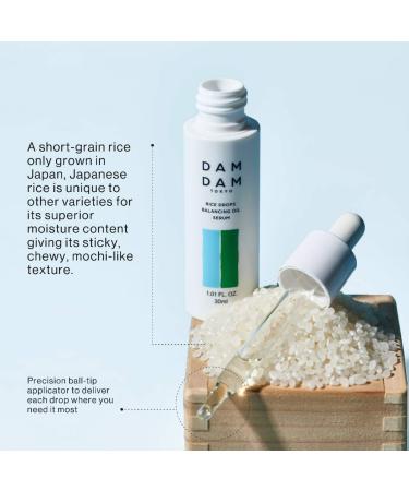 Shop DAMDAM Rice Drops Face Oil Hydrating Serum - 1.01 oz / 30 mL Online - Best Price & International Shipping - Buy Online on GoSupps.com