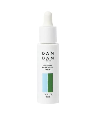 DAMDAM Rice Drops Face Oil Hydrating Serum - 1.01 oz / 30 mL