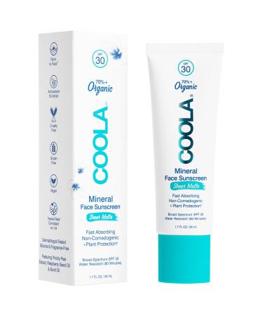 COOLA Mineral Face Sunscreen Sheer Matte Lotion with SPF 30 - 1.7 oz / 50 mL