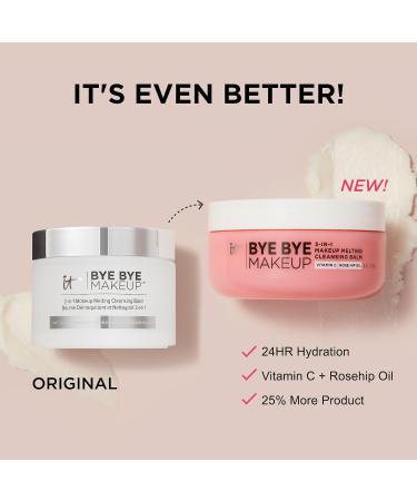 Shop IT Cosmetics Bye Bye Makeup 3-in-1 Makeup Melting Cleansing Balm - 4 oz / 100 g Online - Best Price & International Shipping - Buy Online on GoSupps.com