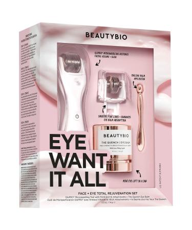 BeautyBio Eye Want It All Face + Eye Microneedling Set