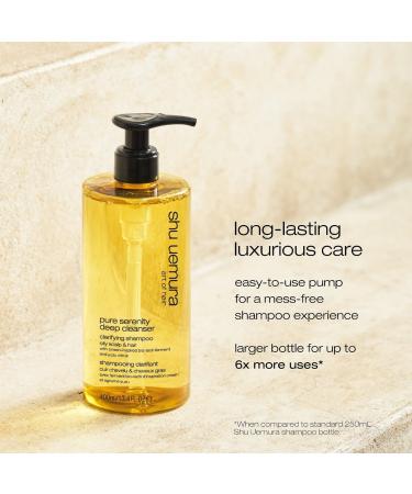Shop shu uemura Pure Serenity Clarifying Shampoo for Oily Scalp and Hair - 13.4 oz / 400 mL Online - Best Price & International Shipping - Buy Online on GoSupps.com