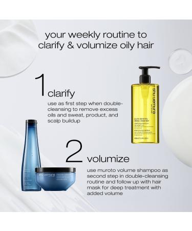 Shop shu uemura Pure Serenity Clarifying Shampoo for Oily Scalp and Hair - 13.4 oz / 400 mL Online - Best Price & International Shipping - Buy Online on GoSupps.com
