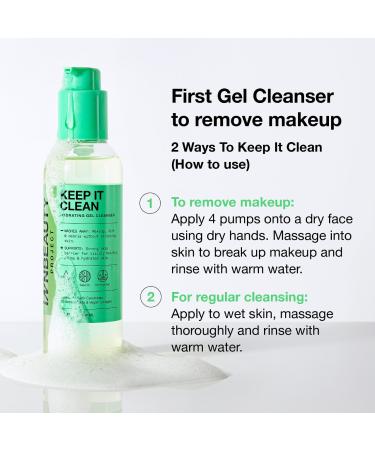Shop iNNBEAUTY PROJECT Keep It Clean Hydrating Gel Cleanser with Ceramides & 10 Amino Acids - 6.7 oz / 200 mL Online - Best Price & International Shipping - Buy Online on GoSupps.com