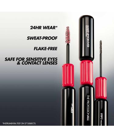 Shop MAKE UP FOR EVER The Professionall 24HR Double-Ended Lifting & Volumizing Mascara - 2 x 0.27 oz / 8 mL Black Online - Best Price & International Shipping - Buy Online on GoSupps.com