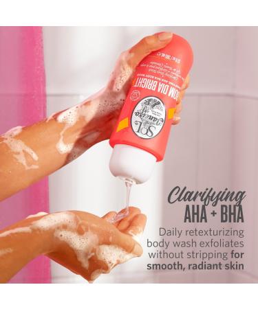 Shop Sol de Janeiro Bom Dia Bright Clarifying AHA BHA Body Wash - 13 oz / 385 mL Online - Best Price & International Shipping - Buy Online on GoSupps.com