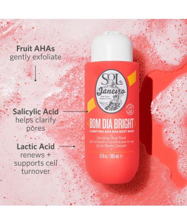Shop Sol de Janeiro Bom Dia Bright Clarifying AHA BHA Body Wash - 13 oz / 385 mL Online - Best Price & International Shipping - Buy Online on GoSupps.com