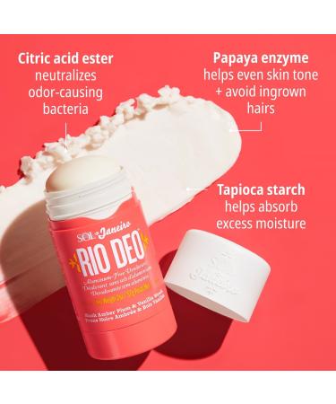 Shop Sol de Janeiro Rio Deo Aluminum-Free Deodorant Cheirosa '40 - 2 oz / 57 g Online - Best Price & International Shipping - Buy Online on GoSupps.com