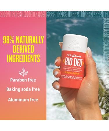 Shop Sol de Janeiro Rio Deo Aluminum-Free Deodorant Cheirosa '40 - 2 oz / 57 g Online - Best Price & International Shipping - Buy Online on GoSupps.com