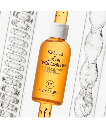 Shop Youth To The People Kombucha + 10% AHA Liquid Exfoliant with Lactic Acid and Glycolic Acid - 4 oz / 118 mL Online - Best Price & International Shipping - Buy Online on GoSupps.com