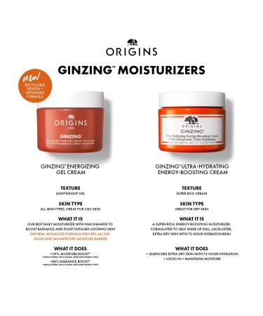 Shop Origins GinZing Energizing Gel Cream with Caffeine & Niacinamide - 1.7 oz / 50 mL Online - Best Price & International Shipping - Buy Online on GoSupps.com