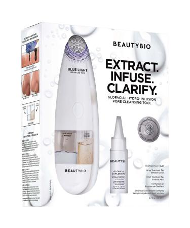 BeautyBio GLOfacial Hydro-Infusion Pore Cleansing + Blue LED Clarifying Tool