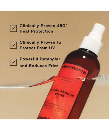 Shop Ceremonia Guava Rescue Hair Heat Protectant Spray - 6.7 oz / 200 mL Online - Best Price & International Shipping - Buy Online on GoSupps.com