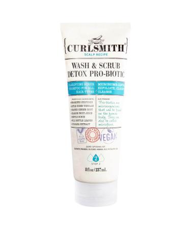 Curlsmith Wash & Scrub Clarifying Detox Shampoo - 8 oz / 237 mL