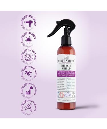 Shop Curlsmith Miracle Shield Heat Protectant Leave In Teatment - 8 oz / 237 mL Online - Best Price & International Shipping - Buy Online on GoSupps.com