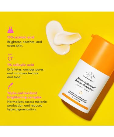 Shop Drunk Elephant Bouncy Brightfacial Brightening Mask with 10% Azelaic Acid + 1% Salicylic Acid - 1.69 oz / 50 mL Online - Best Price & International Shipping - Buy Online on GoSupps.com