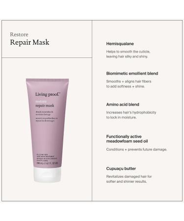 Shop Living Proof Restore Repair Hair Mask - 6.7 oz / 200 mL Online - Best Price & International Shipping - Buy Online on GoSupps.com