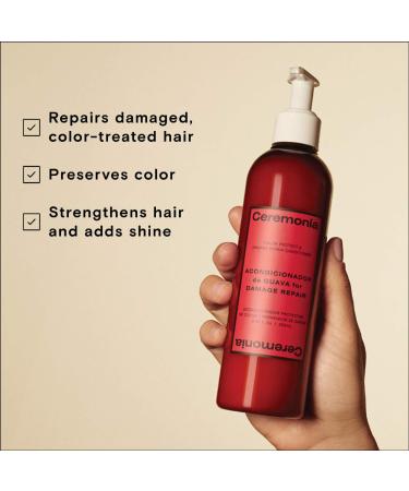 Shop Ceremonia Guava Conditioner for Damaged and Color Treated Hair - 8.45 oz / 250 mL Online - Best Price & International Shipping - Buy Online on GoSupps.com