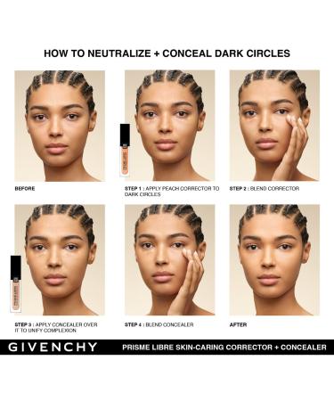 Shop Givenchy Prisme Libre Skin-Caring Corrector - .37 oz / 11 ml Peach - targets dark circles and spots Online - Best Price & International Shipping - Buy Online on GoSupps.com