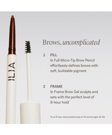 Shop ILIA In Frame Clear Eyebrow Gel - 0.15 oz / 4.5 ml Clear Online - Best Price & International Shipping - Buy Online on GoSupps.com