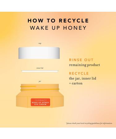 Shop Farmacy Wake Up Honey Eye Cream with Brightening Vitamin C - 0.5 oz / 15 mL Online - Best Price & International Shipping - Buy Online on GoSupps.com