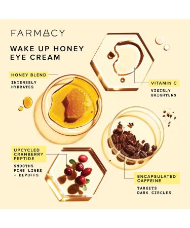 Shop Farmacy Wake Up Honey Eye Cream with Brightening Vitamin C - 0.5 oz / 15 mL Online - Best Price & International Shipping - Buy Online on GoSupps.com