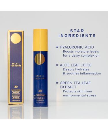 Shop Soleil Toujours Set + Protect Makeup Setting Spray SPF 30 with Hyaluronic Acid - 1.7 oz / 50 mL Online - Best Price & International Shipping - Buy Online on GoSupps.com
