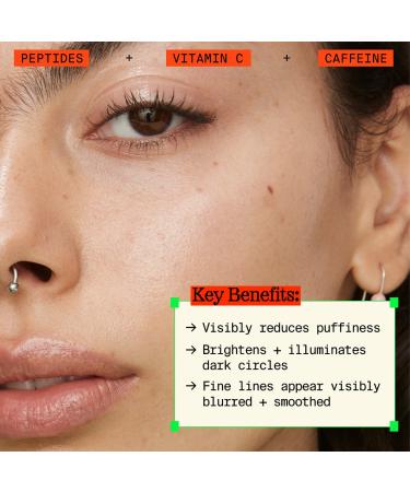 Shop Youth To The People Peptides + C Energy Eye Concentrate with Vitamin C and Caffeine - 0.5 oz / 15 mL Online - Best Price & International Shipping - Buy Online on GoSupps.com