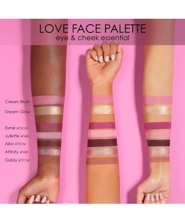 Shop Natasha Denona Love Face Eyeshadow & Cheek Essential Palette Online - Best Price & International Shipping - Buy Online on GoSupps.com