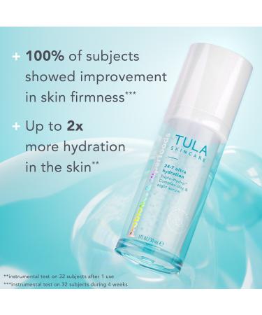 Shop TULA Skincare 24-7 Ultra Hydration Triple-Hydra Complex Day & Night Serum with Hyaluronic Acid Squalane & Collagen						 - 1 oz / 30 mL Online - Best Price & International Shipping - Buy Online on GoSupps.com