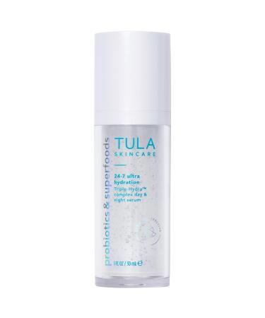TULA Skincare 24-7 Ultra Hydration Triple-Hydra Complex Day & Night Serum with Hyaluronic Acid Squalane & Collagen						 - 1 oz / 30 mL