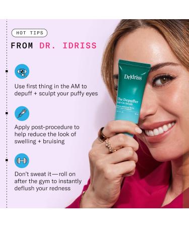 Shop Dr. Idriss The Depuffer Redness Reducing + Depuffing Roll-On Serum - 1.35 oz Online - Best Price & International Shipping - Buy Online on GoSupps.com