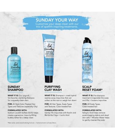 Shop Bumble and bumble Sunday Scalp Reset Foam Pre Shampoo - 3.5 oz / 150 mL Online - Best Price & International Shipping - Buy Online on GoSupps.com