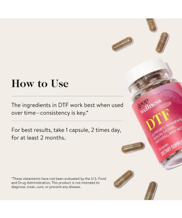 Shop goop DTF Libido Enhancing Supplement - 60 tablets / bottle Online - Best Price & International Shipping - Buy Online on GoSupps.com