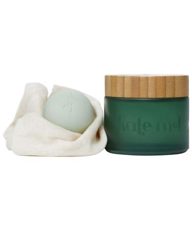 Kate McLeod Face Stone Nourishing Solid Refillable Facial Oil with Tamanu + Blue Tansy-thumbnail_label