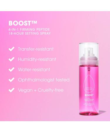 Shop Beautyblender BOOST 4-in-1 Firming Peptide 18-hour Setting Spray - 3.38 oz / 100 mL Online - Best Price & International Shipping - Buy Online on GoSupps.com