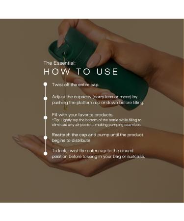 Shop RIES The Essential Refillable Travel Container Set Online - Best Price & International Shipping - Buy Online on GoSupps.com