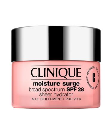 CLINIQUE Moisture Surge Broad Spectrum Sunscreen SPF 28 Sheer Hydrator Moisturizer - 1.6 oz / 50 mL