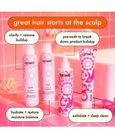 Shop amika Reset Cleansing Oil - 6.7 oz / 200 mL Online - Best Price & International Shipping - Buy Online on GoSupps.com