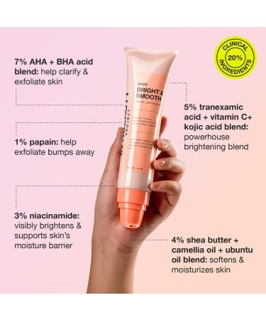 Shop iNNBEAUTY PROJECT Bright & Smooth Body Serum for Dark Spots & Bumps with 7% AHA + BHA - 5 oz / 150 mL Online - Best Price & International Shipping - Buy Online on GoSupps.com