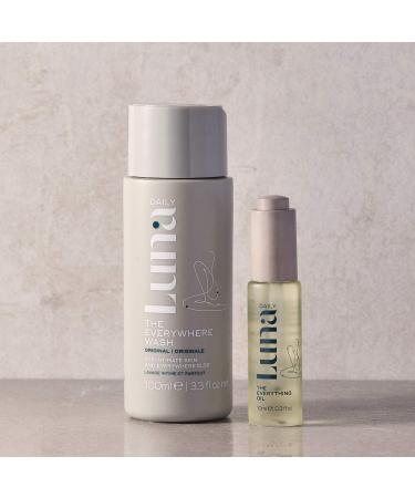 Shop Luna Daily The Mini Everywhere Wash + Oil Set - pH Balanced with Prebiotics + Vitamins Online - Best Price & International Shipping - Buy Online on GoSupps.com