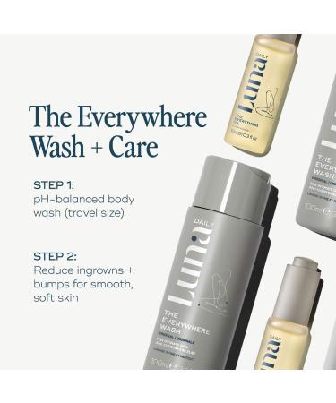 Shop Luna Daily The Mini Everywhere Wash + Oil Set - pH Balanced with Prebiotics + Vitamins Online - Best Price & International Shipping - Buy Online on GoSupps.com