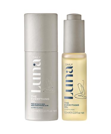 Luna Daily The Mini Everywhere Oil - For Ingrowns Redness + Bumps - With Rosehip Oil Vitamins C & E - 0.4 oz / 10 mL